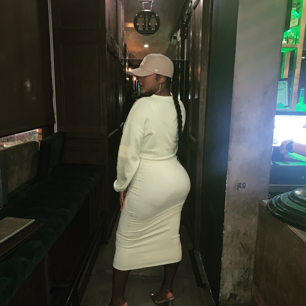 Forever 21 lime green 2 piece Set